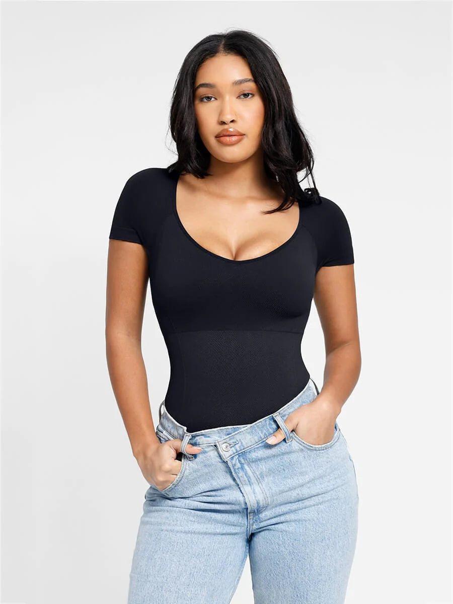AureCurvé Eco Sculpt Chest Support Bodysuit